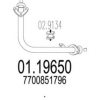MTS 01.19650 Exhaust Pipe